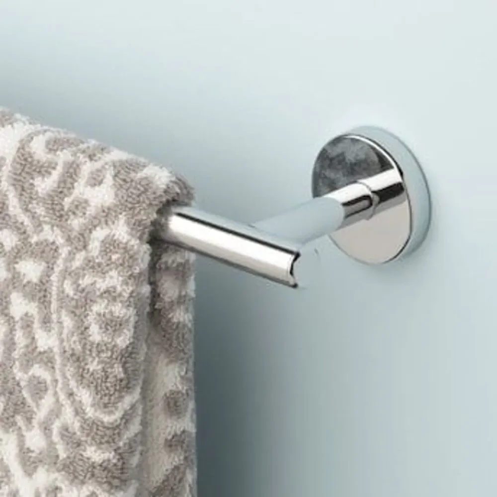 allen + roth Harlow 18-in Polished Chrome Wall-mount Single Towel Bar